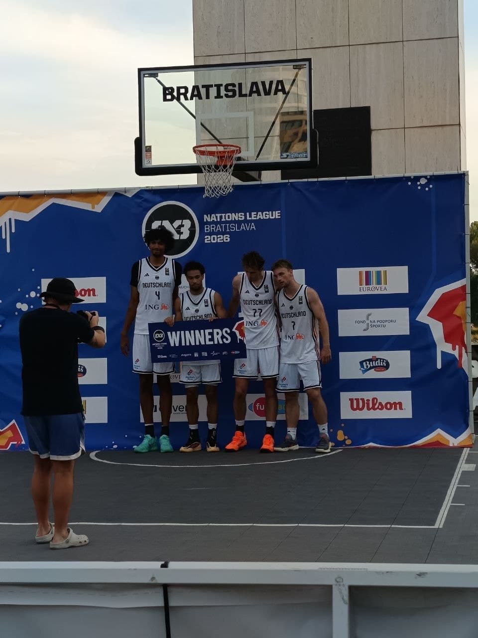 Basketball 3x3 Nationsleague Bratislava. Day 1 erfolgreich beendet